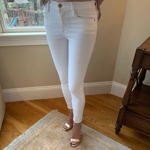 Frame LeHigh Skinny white Jeans sz 27